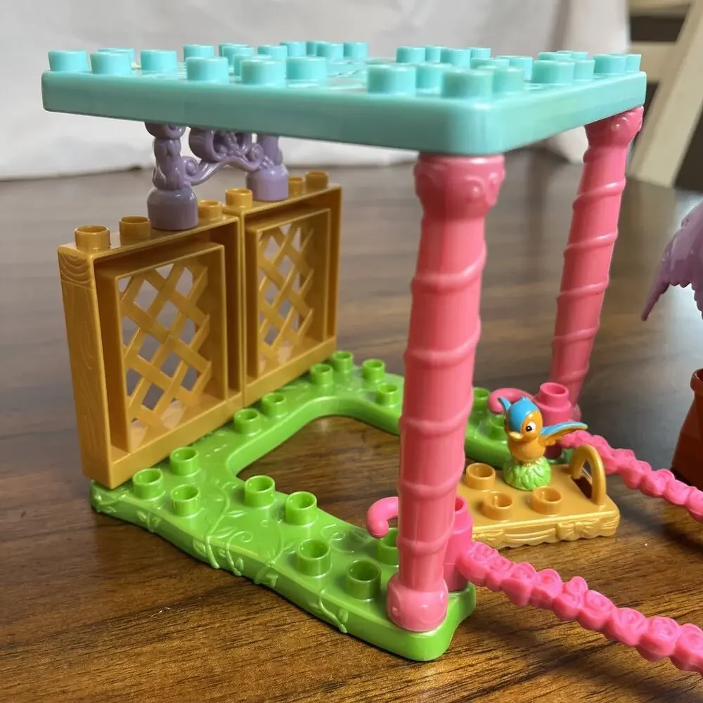 FOR PARTS Mega Bloks Disney Princess Cinderella Garden Replacement Pieces Only